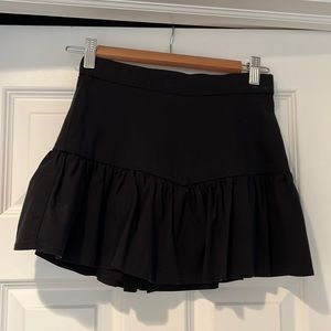 Zara Black Mini Skort